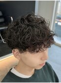 ツイストスパイラルパーマツイストパーマメンズマッシュパーマ
