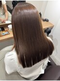 美髪艶髪酸性ストレート#透明感カラー/髪質改善