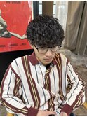 メンズ/眉毛/ニュアンスパーマ/ブリーチ/パーマ/メンズカット
