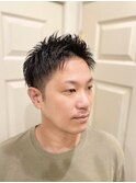 ツーブロックショートスタイル