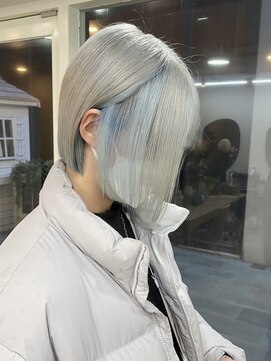 ドットハリス(.Hallis) 髪質改善/ホワイトシルバー/インナーカラー