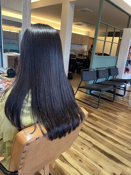 ラプチャー(RAPTURE) 酸性ストレート＋カラーの同時施術［髪質改善/縮毛/縮毛矯正］