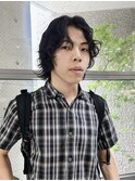 =メンズボブパーマ/メンズボブ/フェザーパーマ／MEN’S HAIR