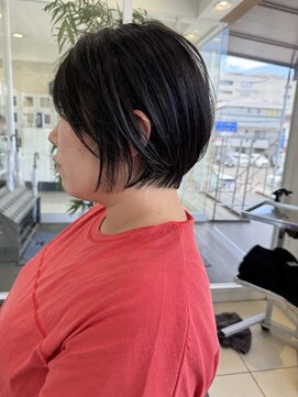 ハピネス 西大寺店(Happiness) 【50代・60代限定】まとまり艶ショートボブ/髪質改善／しらさん