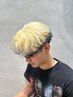 【MINATO 指名限定】メンズ限定ブリーチありダブルカラー+カット