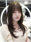 韓国ヘア/ブリーチ/暖色カラー/ワンホン【レイヤー/渋谷】