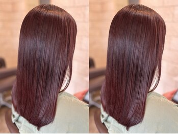 シュモレポルターレ(Shumore portare)の写真/<季節感×透明感叶う色味◎>肌魅せ髪質改善カラーで美髪も叶う[東雲駅/豊洲駅/縮毛矯正/髪質改善/白髪染め]