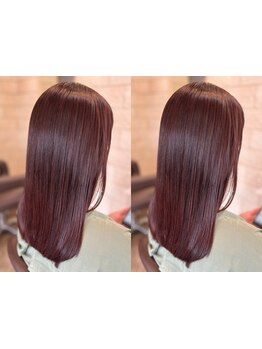 <季節感×透明感叶う色味◎>肌魅せ髪質改善カラーで美髪も叶う[東雲駅/豊洲駅/縮毛矯正/髪質改善/白髪染め]