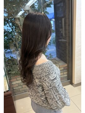 韓国風暗髪dark gray