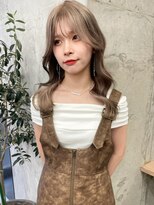 アロ 大阪梅田(alo)&nbsp;【momoa】ミルクティーデザインカラー《ブリーチ/大阪梅田》