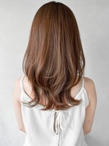 アグノス 青山(Agnos)&nbsp;艶感セミディワンカール似合わせカット斜めバング#347g0112