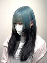 ルィ 名古屋栄(llwy)&nbsp;ミント×ブラックのルーツデザイン