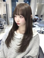 ジーナ 新宿(Zina)&nbsp;【あかね】ハッシュカット/レイヤー/マロングレージュ/新宿