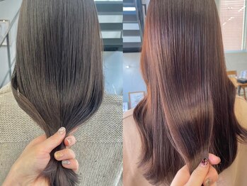 ヘアー アイス 御器所本店(HAIR ICI)の写真/【御器所5分】話題の“髪質改善トリートメント”導入サロン！広がりを収め、乾かしただけでまとまる髪へ♪
