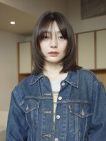 ネロ ヘアサロン ネイビー 渋谷(NERO HAIRSALON NAVY)&nbsp;【赤津美奈】ミディアムレイヤー　ココアブラウン