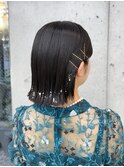 丸顔/卵型/顔型別ヘアスタイル/ヘアセット/結婚式/韓国/小顔