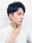 爽やか短髪ヘア清潔感ナチュラルアップバングショート