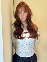 ニコフクオカヘアーメイク(NIKO Fukuoka Hair Make)&nbsp;【NIKO】ブリーチなしダブルカラー／暖色カラー／オレンジ
