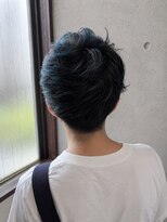 テラ(terra)&nbsp;ブルーブラック×立体感ベリーショート