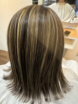 リオン(RION) 大人ハイライト×ロングレイヤー