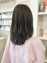 キャアリー(Caary)&nbsp;福山美容室Caaryオリーブベージュ髪質改善レイヤーカット艶髪