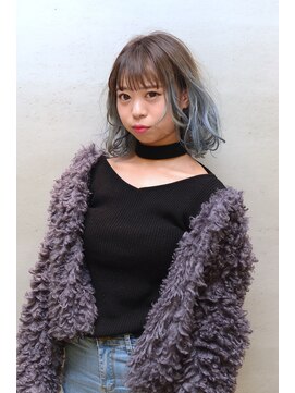 パッチ ヘアー(PATCH HAIR) ブルーアッシュ×グラデーション