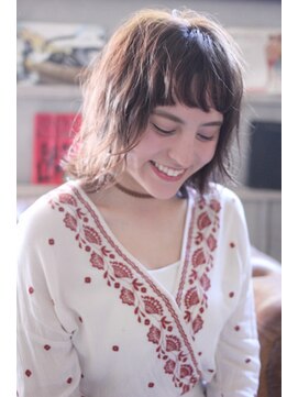 エイチ(H eitf) 【H原宿/小島遥香】外ハネロブ/フリンジミニバング