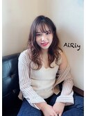 【AMI】オルチャン風シースルーバング
