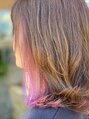 ヘアー センス(Hair SENSE) 流行りのインナーカラーでワンポイント