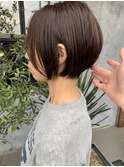 綺麗な丸みのショートボブ