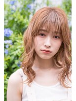 エイミー(Aimee)&nbsp;Aimee レイヤーウェーブ×透け感ベージュ