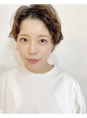 ショート×ハンサムウェーブ