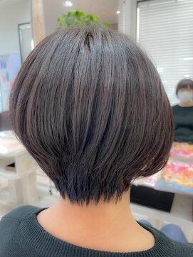 ブレスバイファースト 富谷店(Breath by first) 髪の毛が多い人でも綺麗にまとまるボブスタイル