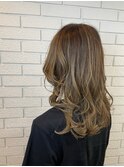 ハイライト*くすみベージュ