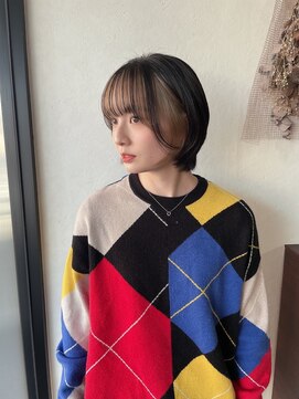 コルト(COLT) 襟足伸ばしかけ丸みショート×フレーミングカラー