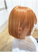 艶髪ビタミンオレンジボブ♪