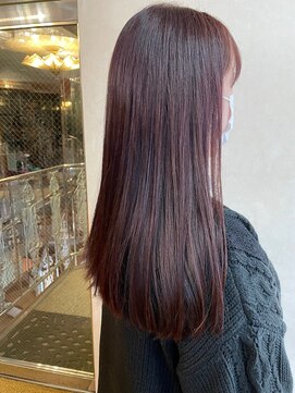 ヘアメイク イズム(HAIR MAKE ism) ピンクパープル×ロング