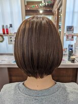 ティジェイ天気予報 サンページ 岐阜店(TJ 3)&nbsp;丸みボブ/ショートボブ×ナチュラルブラウン