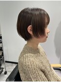 小顔ショートスタイル/丸みショート/20代30代40代◎岩田