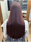髪質改善ミネコラトリートメント×透明感暖色カラー