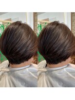 ルッカランス 王子店(Lucca Lance)&nbsp;11月　ショートボブ　オーガニックカラー