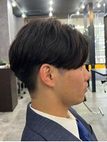 【ブリーチパーマ】波巻きパーマ
