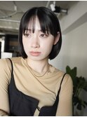 ミディアムロング顔周りレイヤーおくれ毛前髪万代新潟