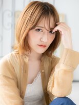 エイトサロン 八潮(8salon)&nbsp;八潮/髪質改善/ハイトーンカラー☆外ハネくびれレイヤーボブl