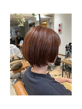 コルテ(Corte) 大人ショート×ピンクベージュ