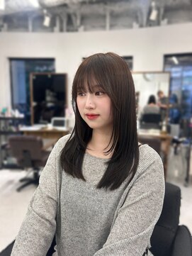 ハピネス 梅田茶屋町店(HAPPINESS) レイヤーカット/韓国ヘア/ブリーチなし/髪質改善
