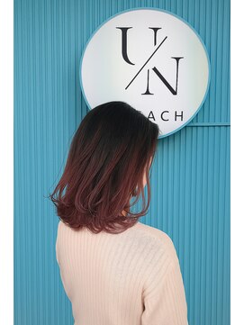 アン ブリーチ(UN BLEACH) グラデーションカラー＆髪質改善Tr【三宅】