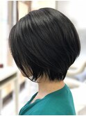 10代20代30代40代50代絶壁解消ひし形小顔前下がりショートボブ