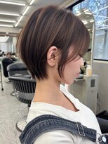 アスター 天神大名店(Aster) オリーブグレー/韓国レイヤーカット/マロンベージュ/黒髪/天神