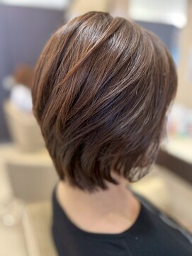 ヘアショップエヌアンドエー 久喜 栗橋店(hairshop N&A) 深みのあるシックなブラウン◎大人ハンサムショート